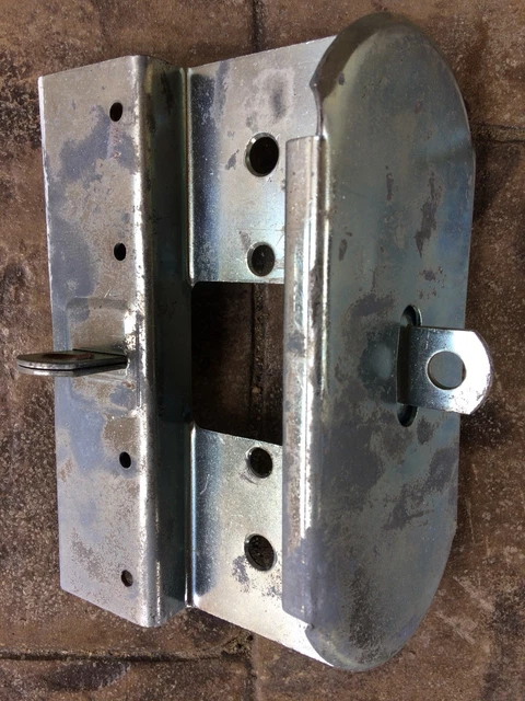 Double Door Hinged Guarded Hasp For 1-3/4" Doors Preowned