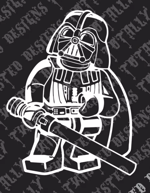 Star Wars Darth Vader car truck vinyl decal sticker empire lego darthvader jedi