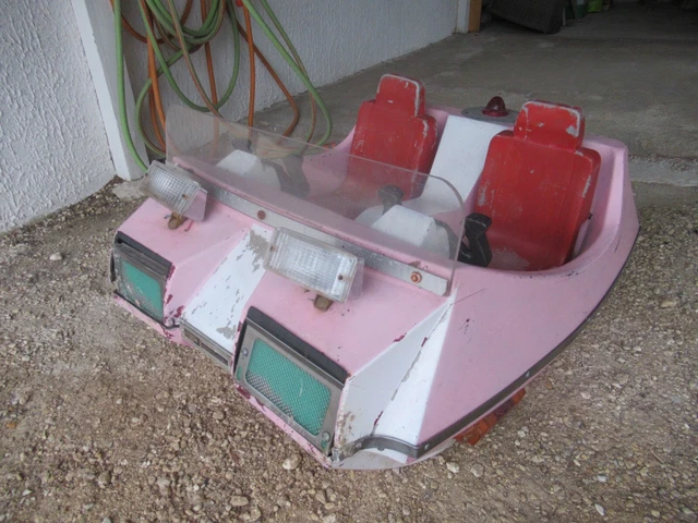 Miniature BELCO Cabriolet électrique – 24 Cm – À Restaurer – Voiture Ancienne