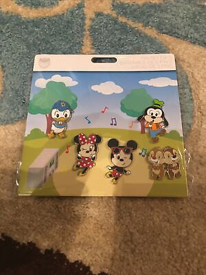 Disney pin set Mickey Mouse And Friends, Disney Pins X5 Minnie, Donald And Goofy