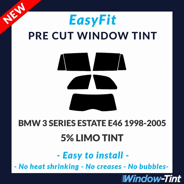 Film Teinté Pour Vitre BMW Série 3 Coupé E36 1991-1998 - Pré-découpé - Teinte Fumée 70%