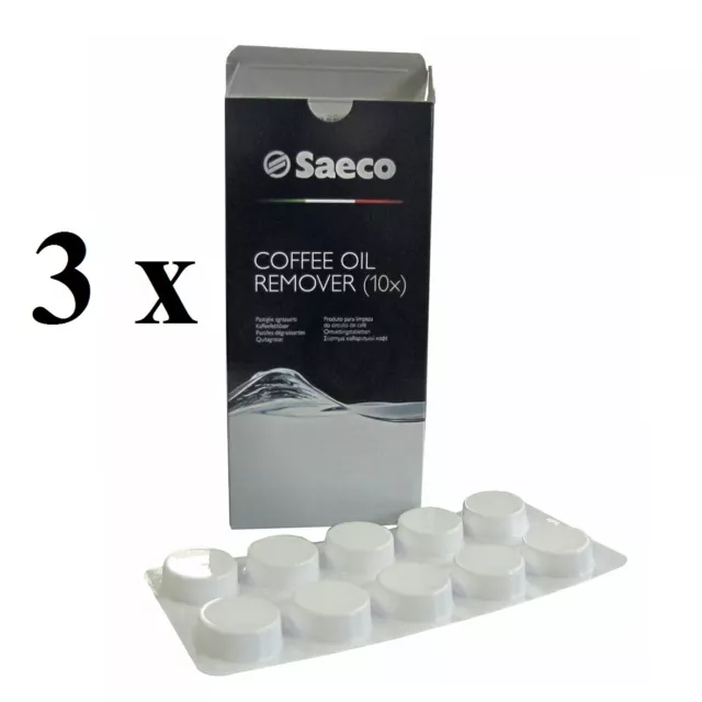 Kaffeefettlöser 3 x 10 Tabletten Philips Saeco CA6704/99 für Kaffeemaschine