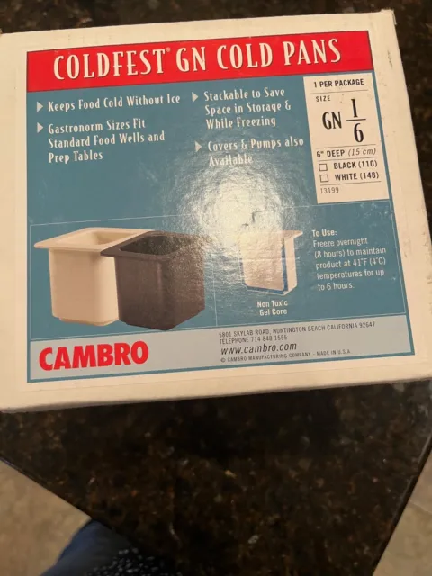 https://www.picclickimg.com/VDsAAOSw1INlkuER/Cambro-66CF110-ColdFest-1-6-Size-WHITE-ABS-Plastic.webp