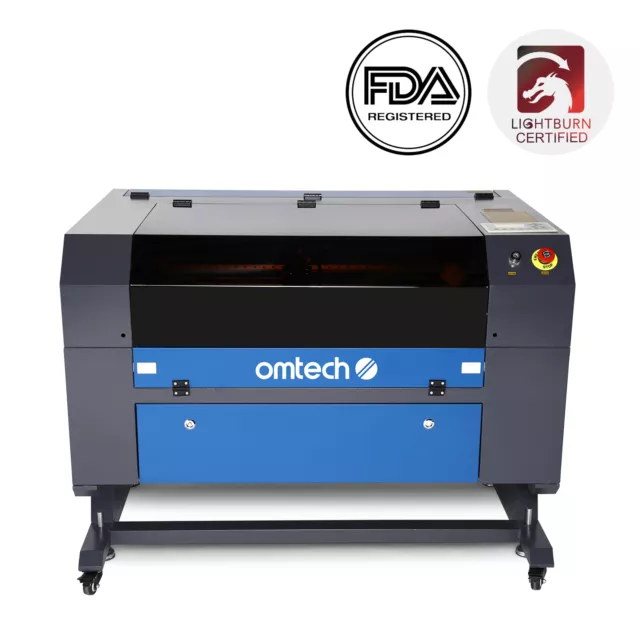 OMTech Co2 Laser Engraver Cutter 100W 28x20 Ruida Engraving