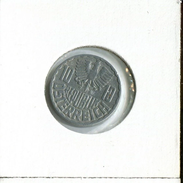 10 GROSCHEN 1961 AUSTRIA Coin #AV027C 2