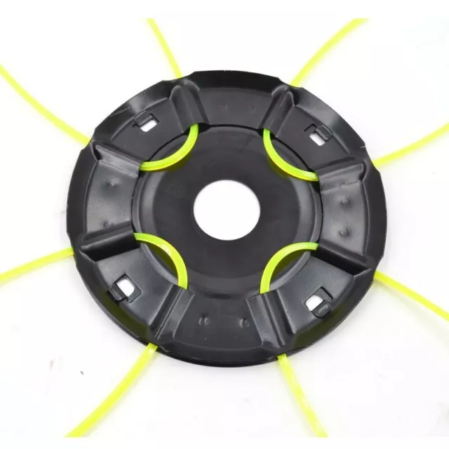 1*Trimmer Grass Strimmer Head & 4*Lines Lawn Mower Solid Steel Wire Wheel Garden