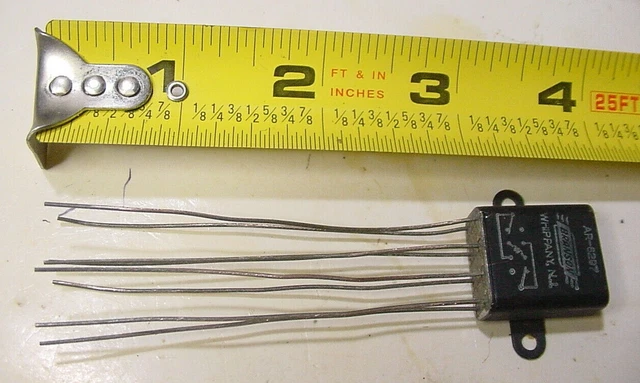 Branson Corp. Military Relay AR-6297 Volt 12 VDC, 100 OHMS 8 leads SPST & SPDT