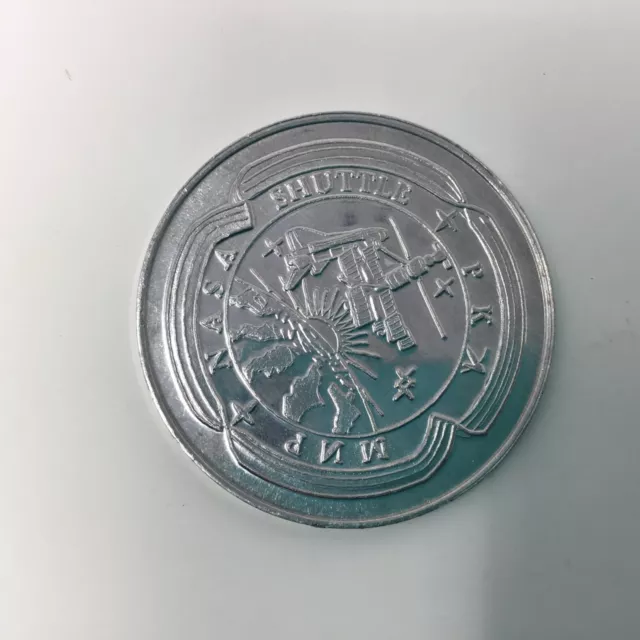 HTF NASA Shuttle Atlantis Russian Space Station Mir Medallion Commemorative Coin