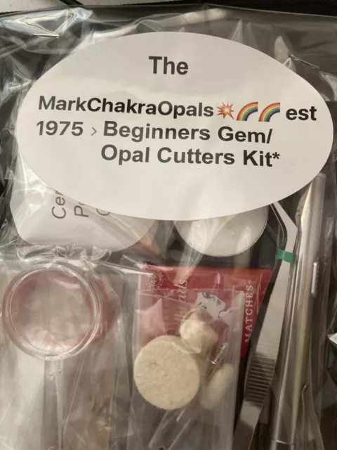 Australian Opal polishing kit * Includes Rough Opal .