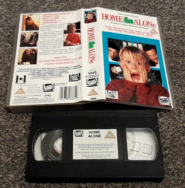 HOME ALONE MACAULEY Culkin Joe Pesci Daniel Stern Pal Vhs Video Kids