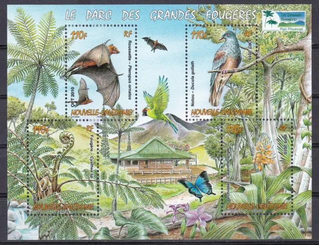 New Caledonia, Fauna, Birds, Bats, Plants MNH / 2010