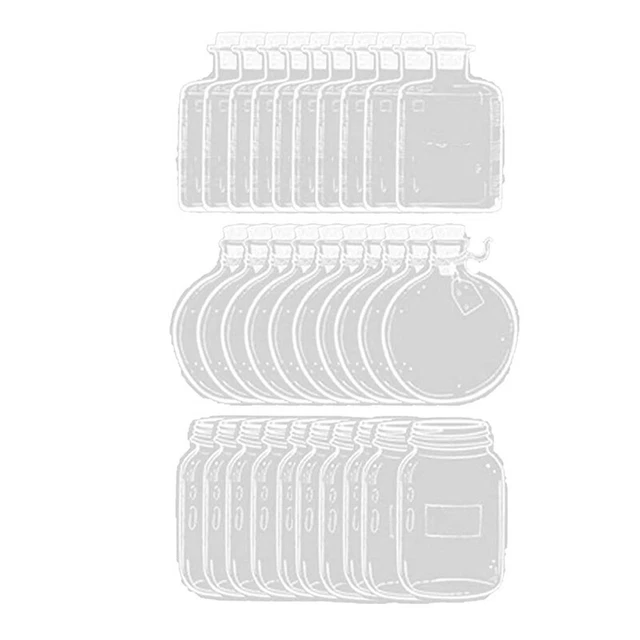 Getrocknete Blumen Lesezeichen Flasche, Transparente Getrocknete Blumen Les V2G4