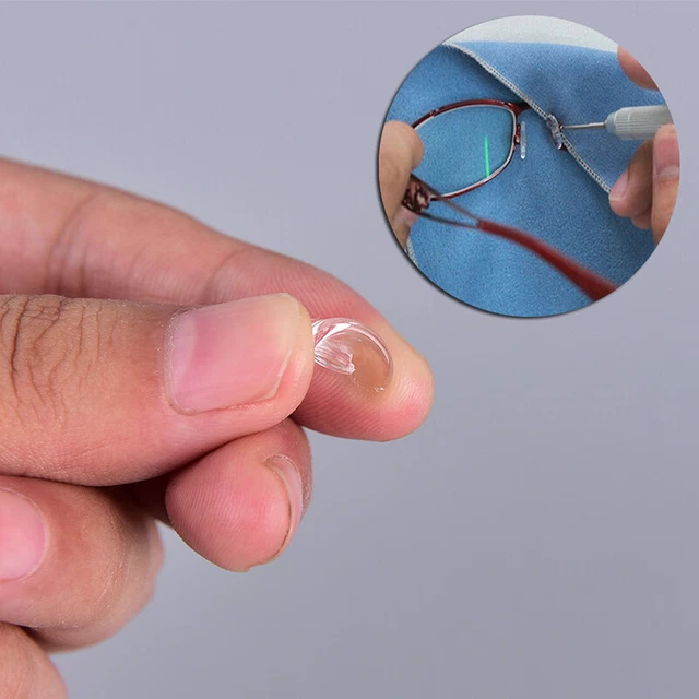 5 paia nasali in silicone camera d'aria per occhiali occhiali occhiali accessorio F2