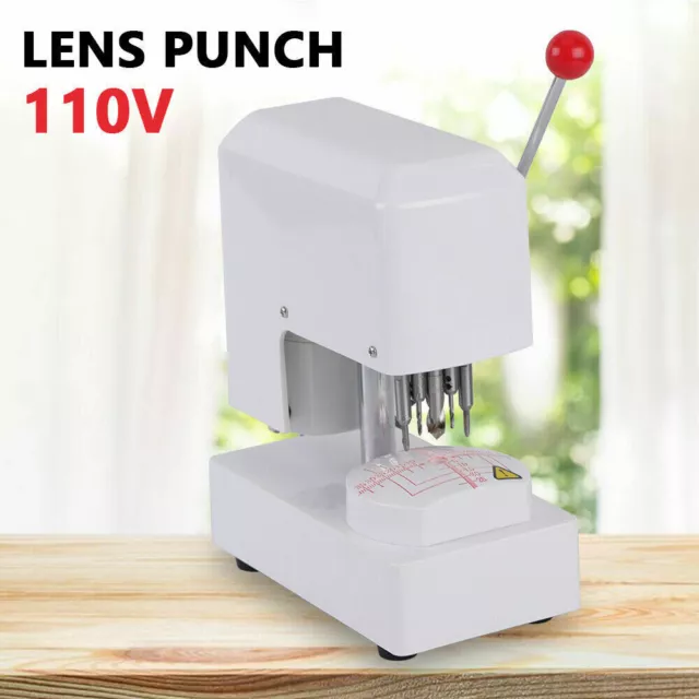 110V Eyeglass Lens Puncher Driller Optical Equipment Lens Driling Machine