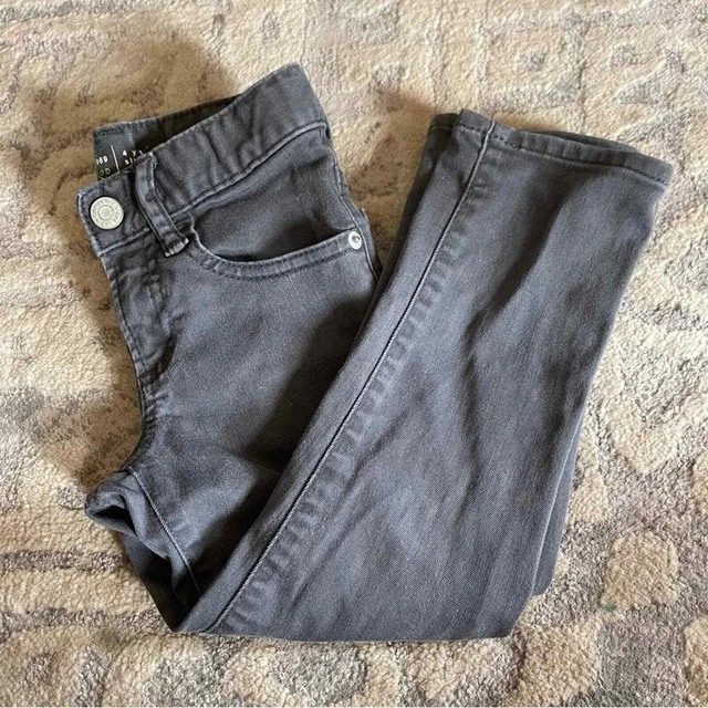 BABY GAP Gray Slim Straight Leg Cotton Blend Pants Size 4T