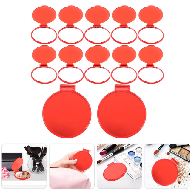 Miroirs de maquillage compacts ronds, 12 pièces, miroirs de maquillage
