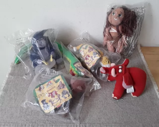 Happy Meal Spielzeug WALT DISNEY TARZAN  Jahr Year 2000 NEU Stofftier McDonalds