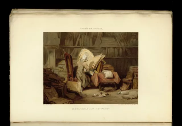 1876 1877 Octave Uzanne Le Conseille du Bibliophile 1/50 ex. sur Hollande envoi