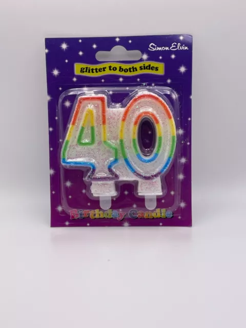 Velas de 40 cumpleaños