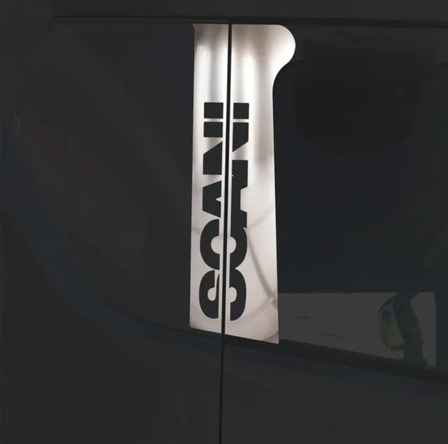 Fits Scania Ng Sc S/R Door Pillar Chrome 4 Pcs