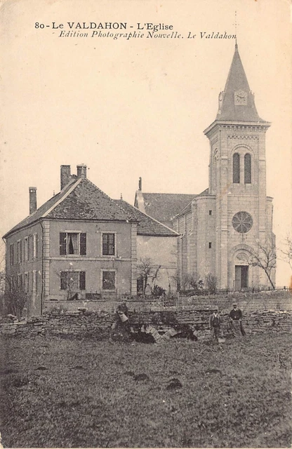 Carte Postale Ancienne Dept 25 Doubs - Le Valdahon l' Eglise