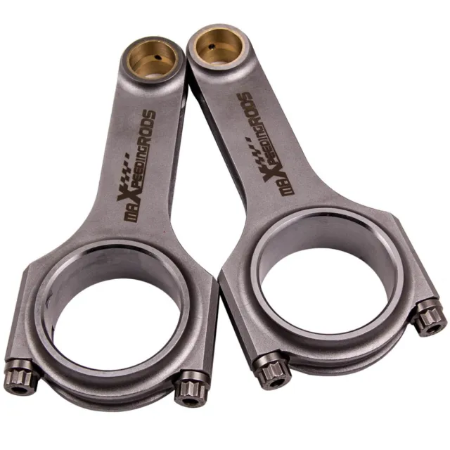 2x Connecting Rods for Fiat 500 Old Model 2 cylinder 130mm ARP 2000 Bolts 5.118"