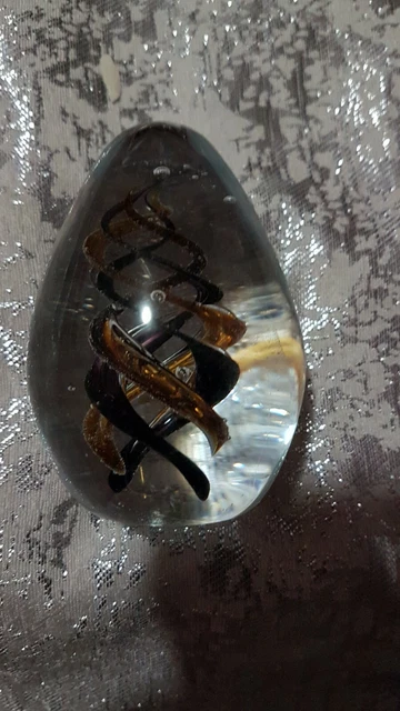 A Glass   Paper Weight