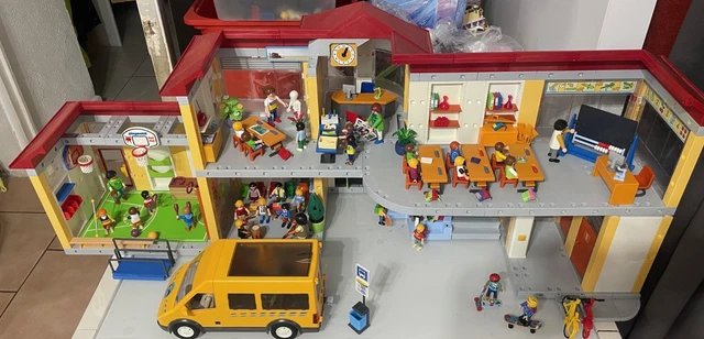 Lot Playmobil école - Bac Lechuza Avec Plante + Entrée école + Magasin Lot Playmobil école - Bac Lechuza Avec Plante + Entrée école + Magasin