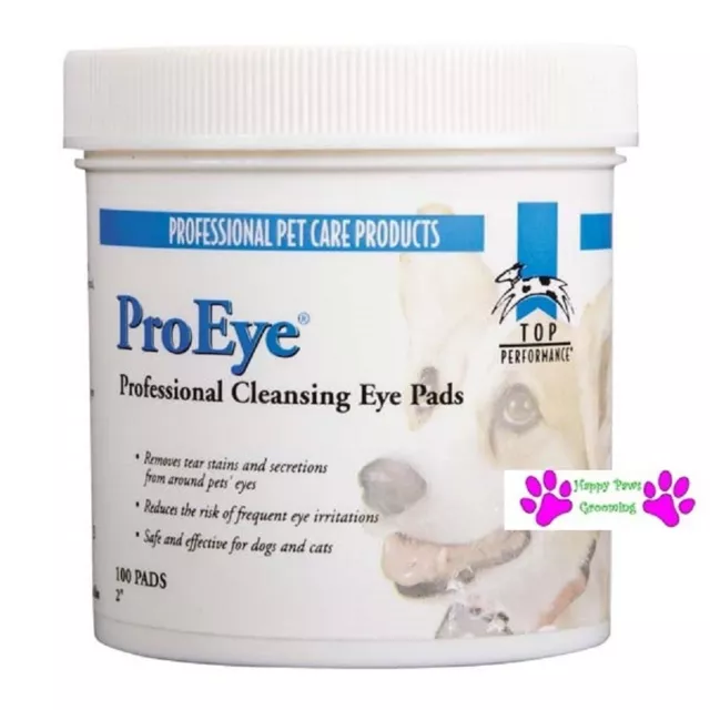 100pc Top Performance ProEye Ojo Limpieza Almohadillas Perro Gato Lágrima Mancha