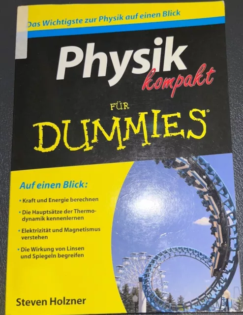 Physik kompakt für Dummies von Holzner, Steven | Buch | Zustand gut