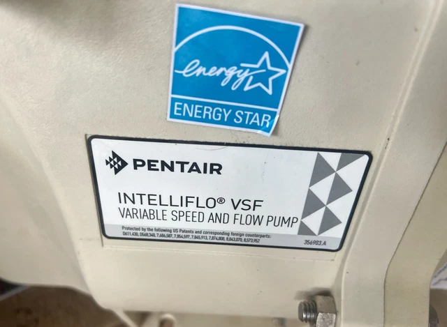 Pentair IntelliFlo VSF 011056 3HP Variable Speed Pool Pump Pentair IntelliFlo VSF 011056 3HP Variable Speed Pool Pump