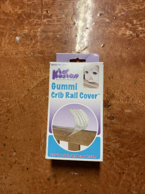 Kid Kusion Gummi Crib Rail Cover  2.75" x 50" KidKusion. New Open Box