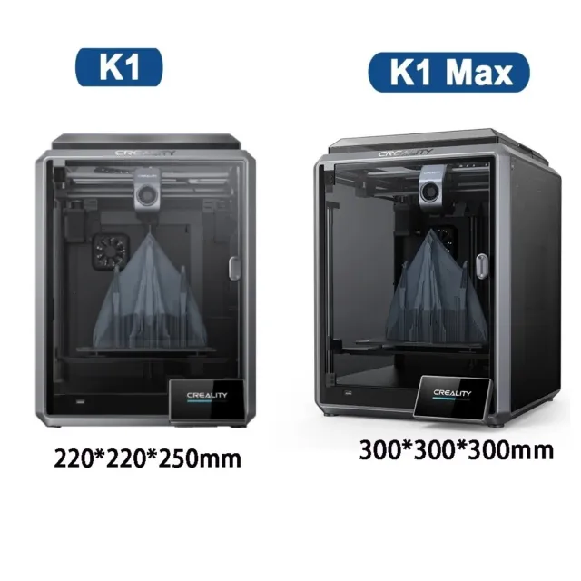 Creality K1/K1 Max FDM 3D Printer 600mm/s High Speed Printing 220 x 220 x 250mm