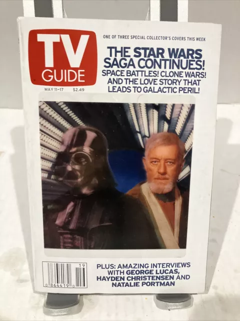 TV GUIDE (MAY 11-17 2002) THE STAR WARS SAGA CONTINUES! Darth Vader Obi Wan