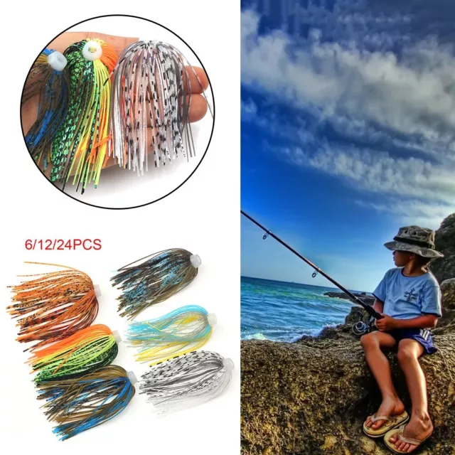 Improve Your Fishing Success with 88 Strands Bass Jig Skirts Easy to Use
