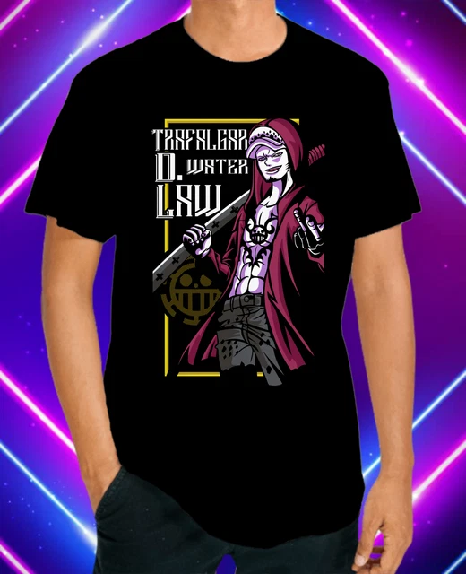 One Piece unisex,cartoon Shanks T-shirt Anime Manga ,Graphic Tee black t shirt