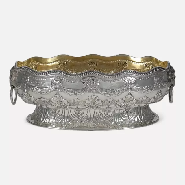 Victorian Sterling Silver-Gilt Bowl - Elkington & Co - 1882