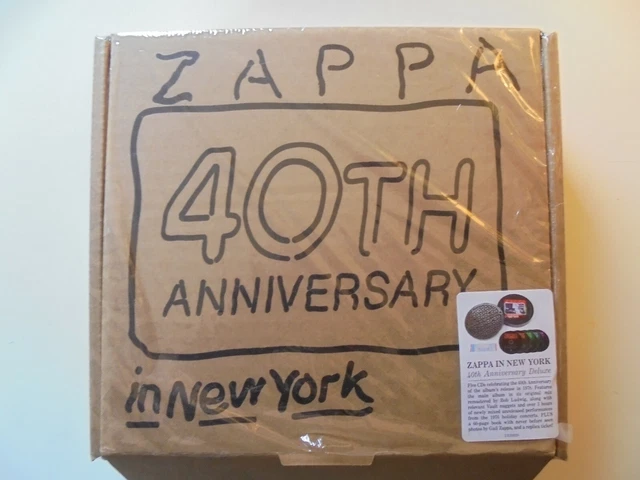 ZAPPA IN NEW York: 40th Anniversary Limited deluxe edition 5 CD