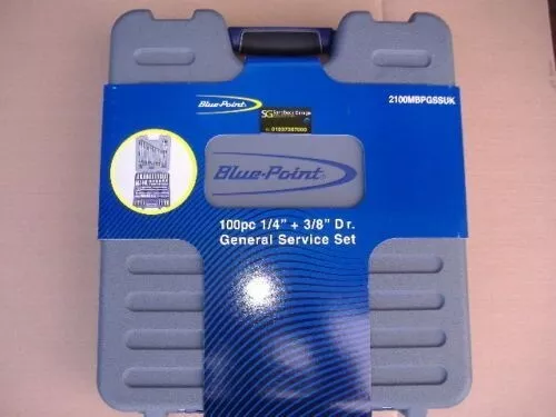 Blue-Point 100 Piece 1/4" & 3/8" Drive Metric General Service Set New & Boxed