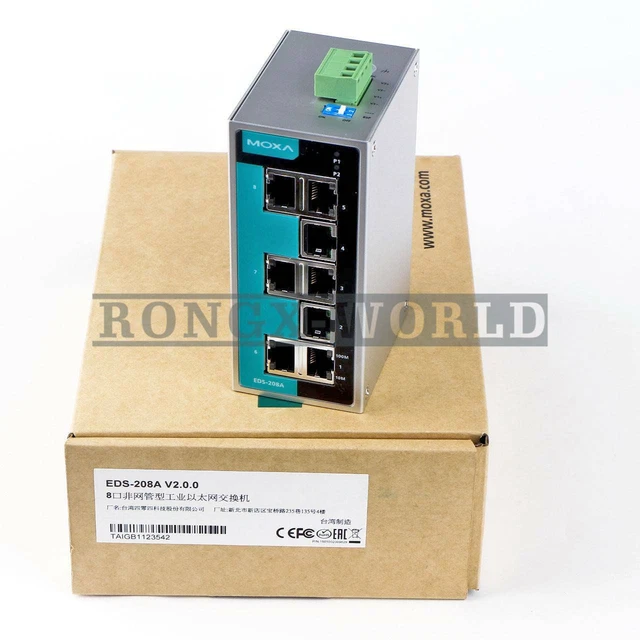 1PZ NUOVO MOXA EDS-208A switch Ethernet 8 porte