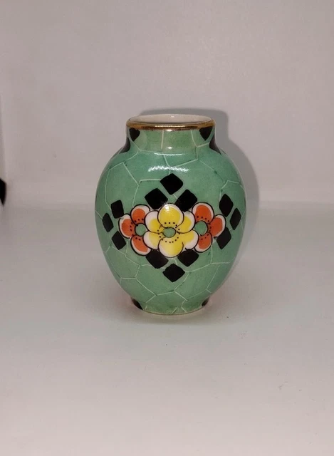 Petit Vase En Porcelaine De Limoges Art Deco . Michelaud Freres