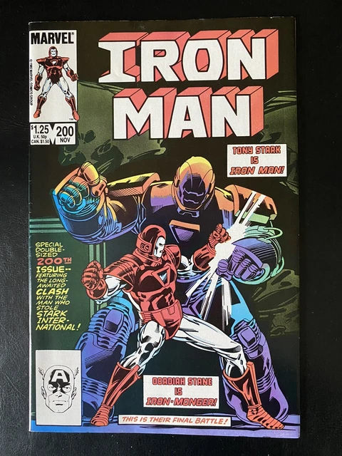 Marvel Iron Man #200 1985 1st Silver Centurion Armor NM- 9.2 NICE KEY **LOOK**