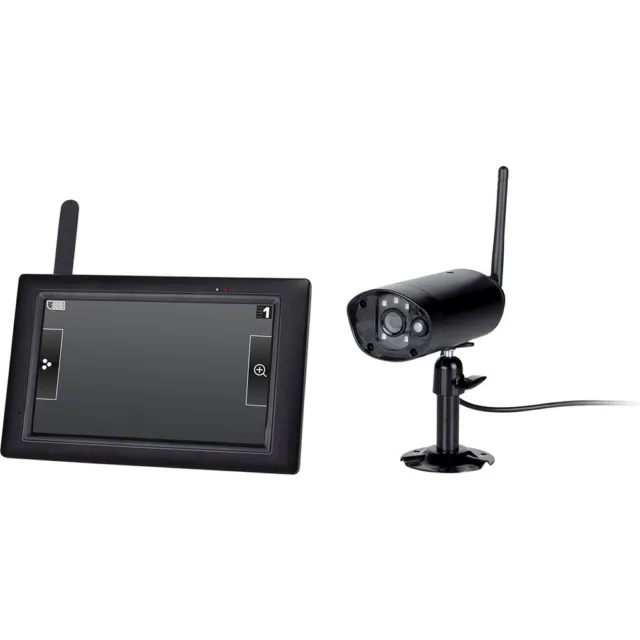 Sistema de cámara CCTV inalámbrico + monitor de 7" Smartwares CS96DVR negro 3