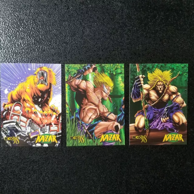 Kazar Marvel Creators Collection MCC98 1998 Card Lot Of 3