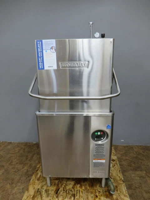 Hobart Select AM15 High Temperature Dishwasher Dish Washer 1 Phase Natural Gas