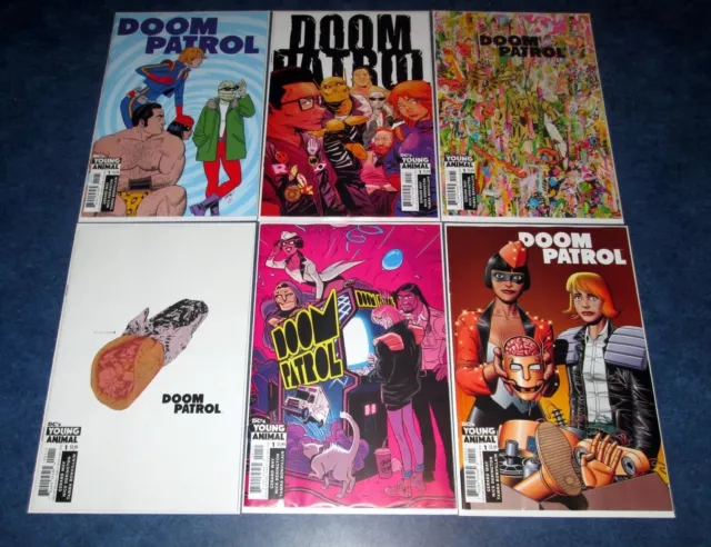 Doom Patrol #1 + Variants Set (DC's Young Animal / CW Network / 2016 / NM)