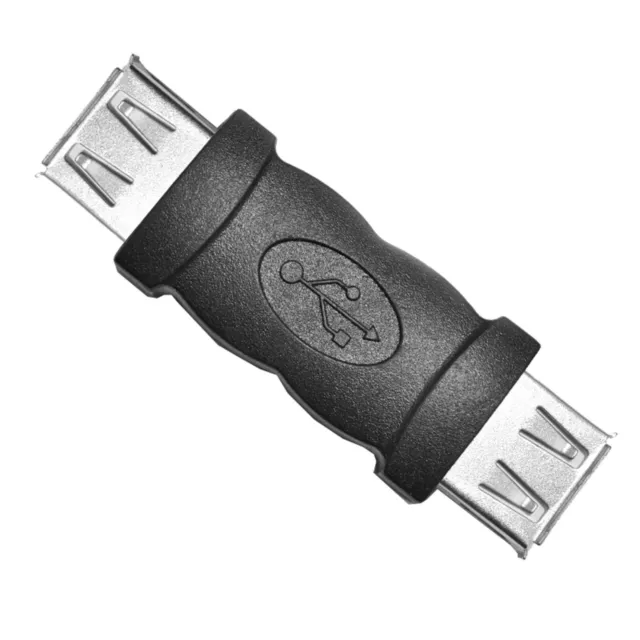 F99 USB Adapter Kabel Verbinder Doppelkupplung Buchse A weiblich auf A weiblich