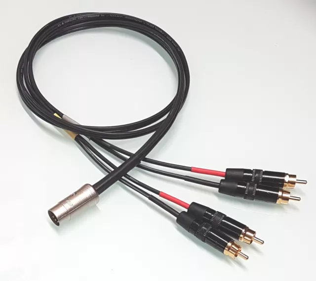✅Sommercable "Onyx 2008" / HighEnd Adapterkabel / 1x DIN auf 4x Cinch / OFC✅