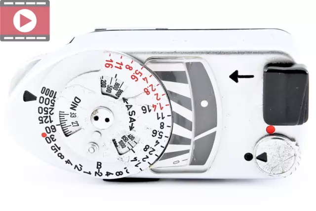 Leica Light MR Meter MR-4 MR4 Silver for M2 M3 M4 From JAPAN[Near MINT] #265