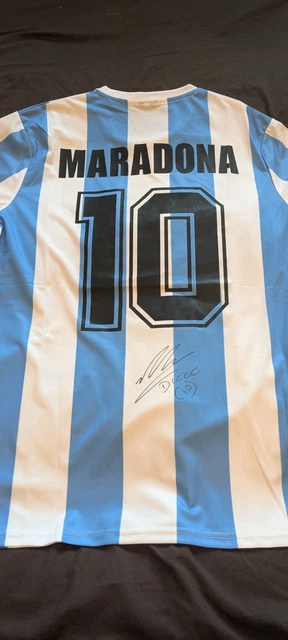 D10S Diego Maradona signed ️Argentina LE COQ